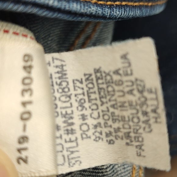 Like New True Religion HALLE Skinny Jeans Dark Wash Size 28 With Stretch - Picture 12 of 12